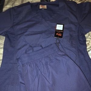 Navy blue Scrub Set